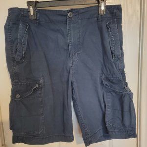 🌟Men's Old Navy cargo shorts with pockets, Navy, 32W